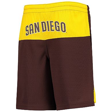 Youth Fernando Tatis Jr. Brown San Diego Padres Pandemonium Name & Number Shorts
