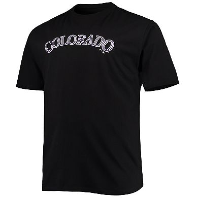 Men's Kris Bryant Black Colorado Rockies Big & Tall Name & Number T-Shirt