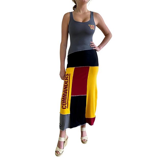 Women's Refried Apparel Gray Green Bay Packers Tri-Blend Sleeveless Maxi  Dress