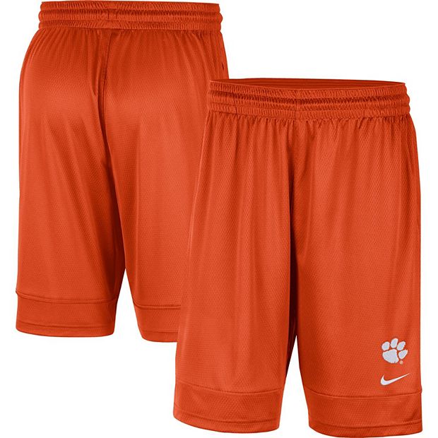 Men s Nike Orange Clemson Tigers Fast Break Team Performance Shorts