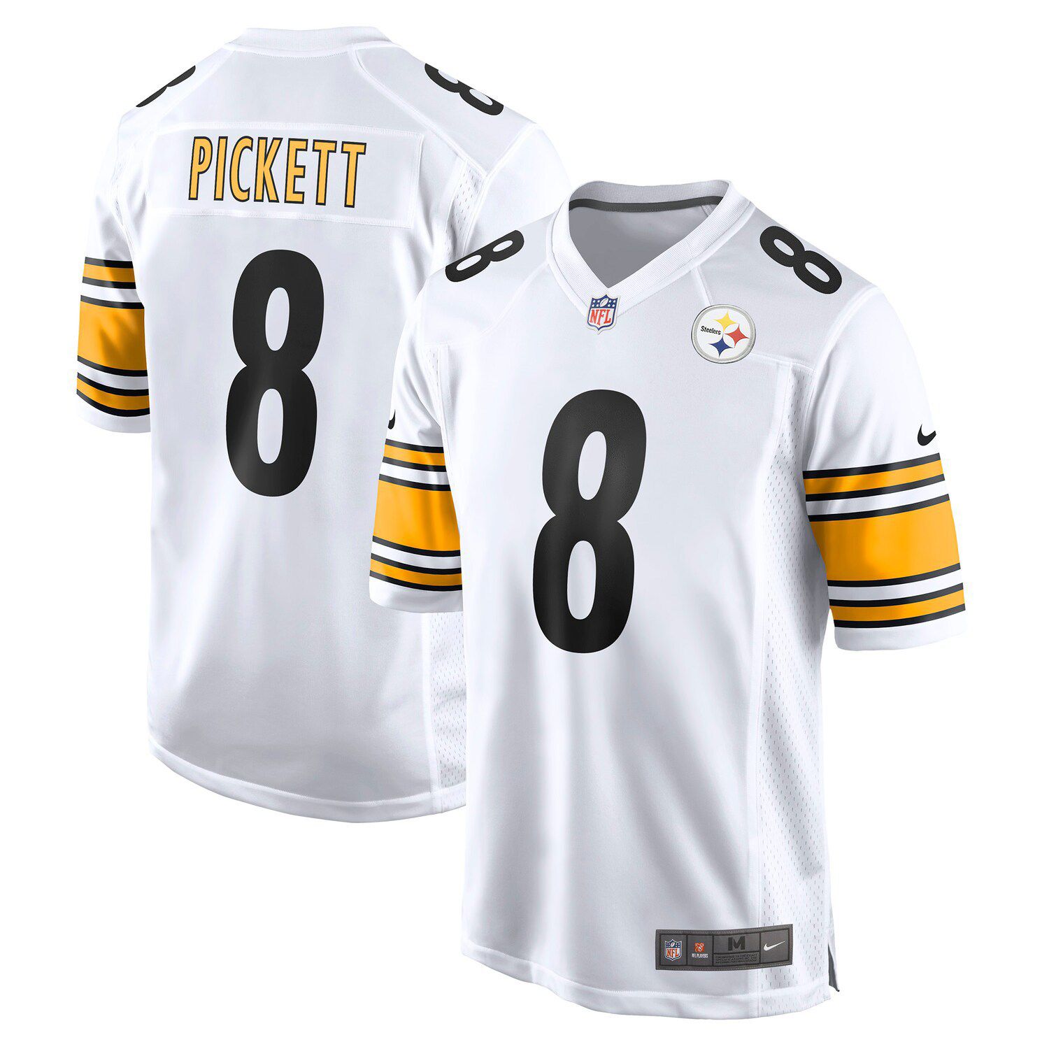 Youth Nike Kenny Pickett Gray Pittsburgh Steelers Atmosphere Game Jersey