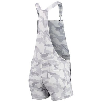 Women's Concepts Sport Gray Chicago Cubs Camo Overall Romper