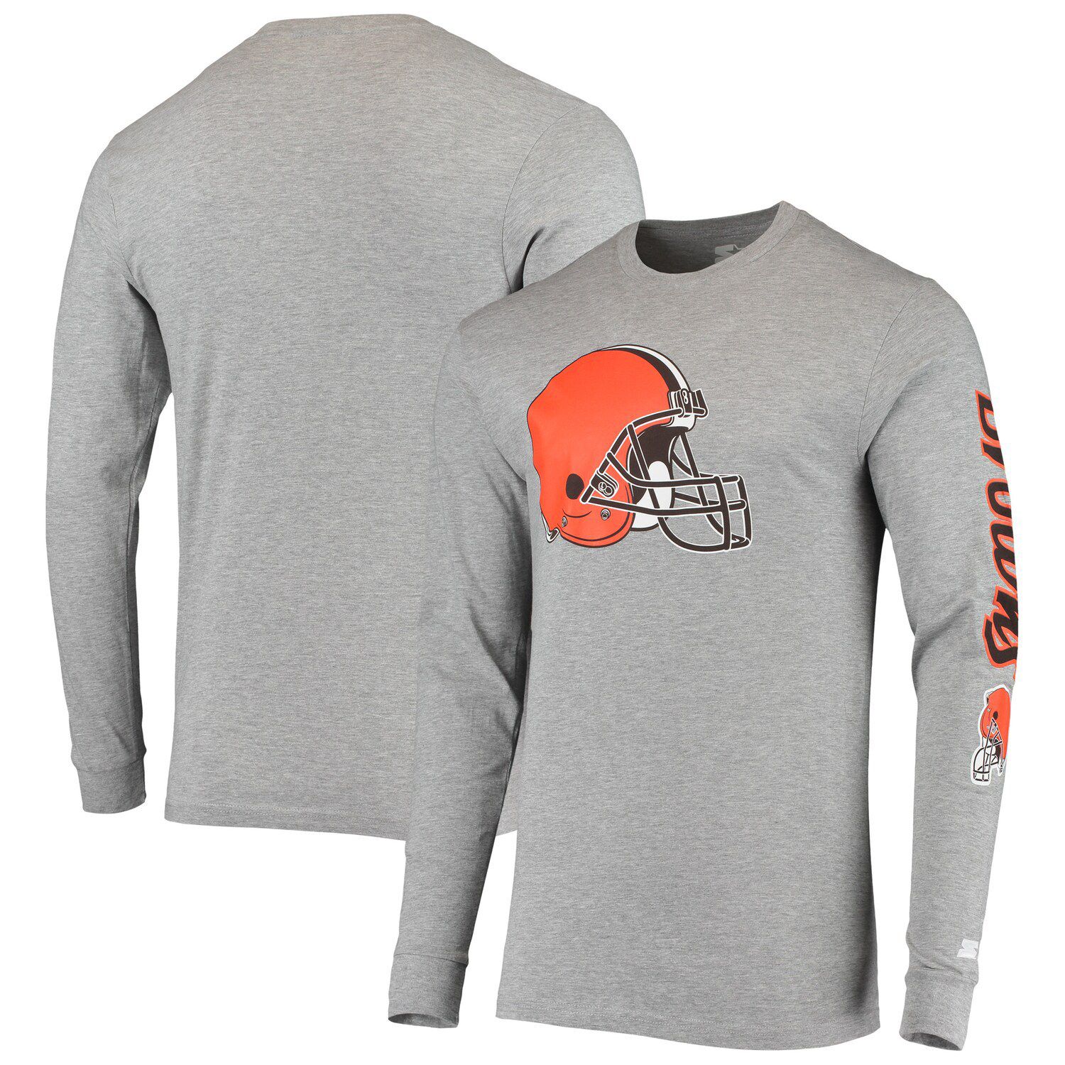 Women's Cleveland Browns New Era Cream Chrome Sideline T-Shirt