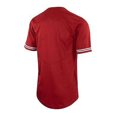 Men's Nike Red Stanford Cardinal Two-Button Replica Baseball Jersey