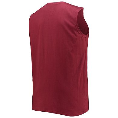 Men's Fanatics Branded Burgundy Washington Commanders Heart 'N' Soul Muscle Tank Top