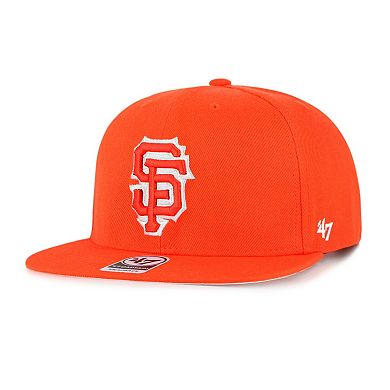 Men's '47 Orange San Francisco Giants 2021 City Connect Captain Snapback Hat