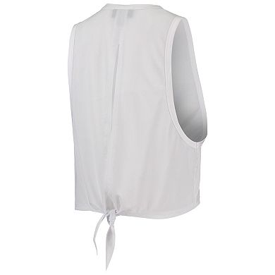 Women's The Wild Collective White Chicago White Sox Open Back Twist-Tie Tank Top
