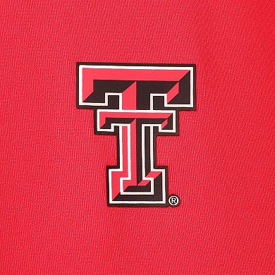 Men's Under Armour Red/White Texas Tech Red Raiders 2022 Blocked Coaches Performance Polo