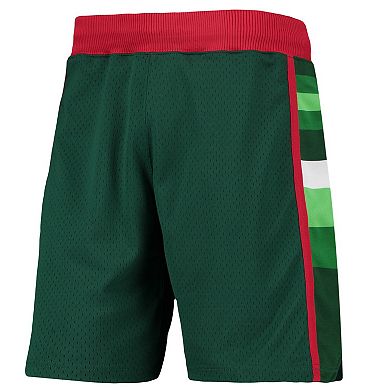 Men's Mitchell & Ness Green Milwaukee Bucks 1983-84 Hardwood Classics Authentic Shorts