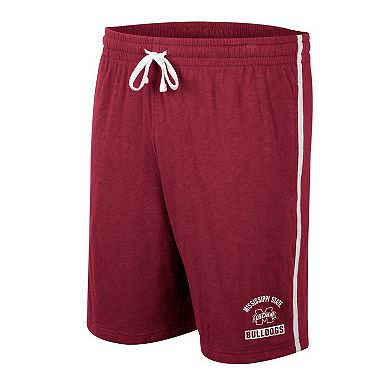 Men's Colosseum Maroon Mississippi State Bulldogs Thunder Slub Shorts