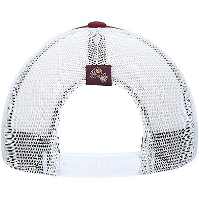 Men's adidas Maroon/White Arizona State Sun Devils Wave Foam Trucker Snapback Hat