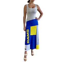 Women's G-III 4Her by Carl Banks Royal Los Angeles Rams Training V-Neck Maxi Dress