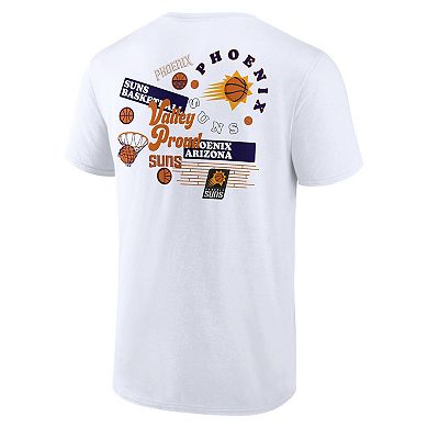 Men's Fanatics Branded White Phoenix Suns Street Collective T-Shirt