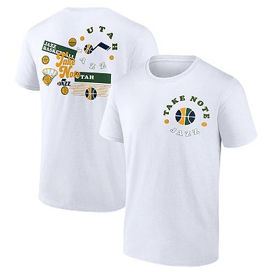 Men's Fanatics Branded White Utah Jazz Street Collective T-Shirt