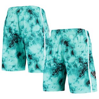 Men's Mitchell & Ness Teal San Antonio Spurs Hardwood Classics 1998 Galaxy Swingman Shorts