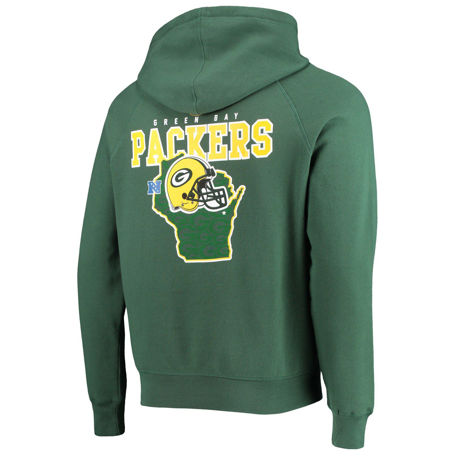 Men's New Era Green Green Bay Packers Local Pack Pullover Hoodie