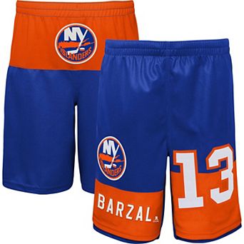 Youth Mathew Barzal Royal New York Islanders Pandemonium Name & Number Shorts