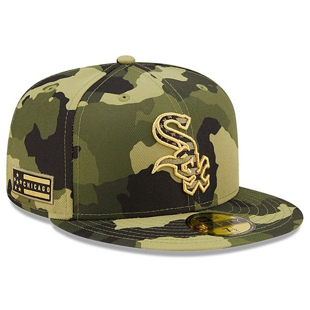 Men's Cincinnati Reds New Era Camo 2022 Armed Forces Day 39THIRTY Flex Hat