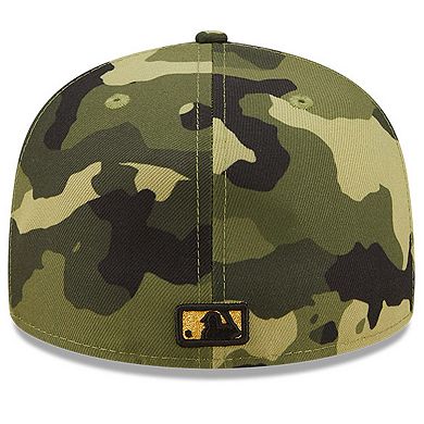 Men's New Era Camo Chicago White Sox 2022 Armed Forces Day On-Field 59FIFTY Fitted Hat