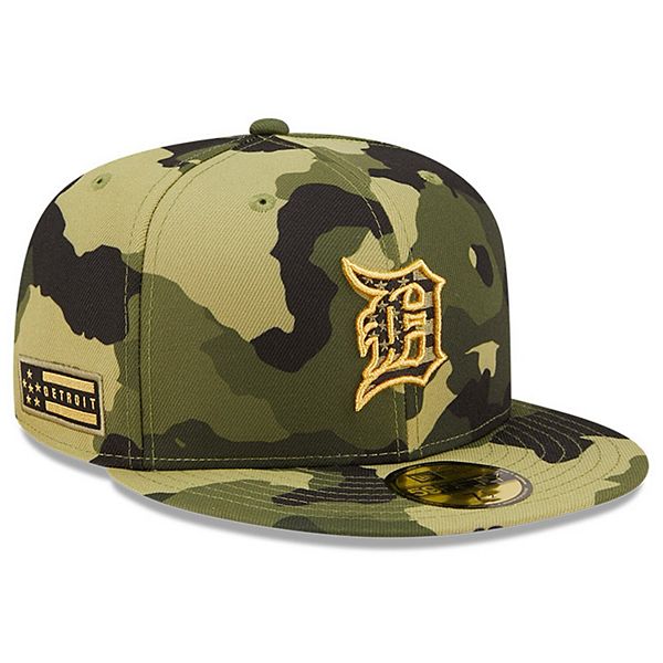 New Era Camo Detroit Tigers 2022 Armed Forces Day 39THIRTY Flex Hat