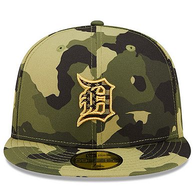 Men's New Era Camo Detroit Tigers 2022 Armed Forces Day On-Field ...