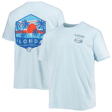 Men's Light Blue Florida Gators Landscape Shield Comfort Colors T-Shirt