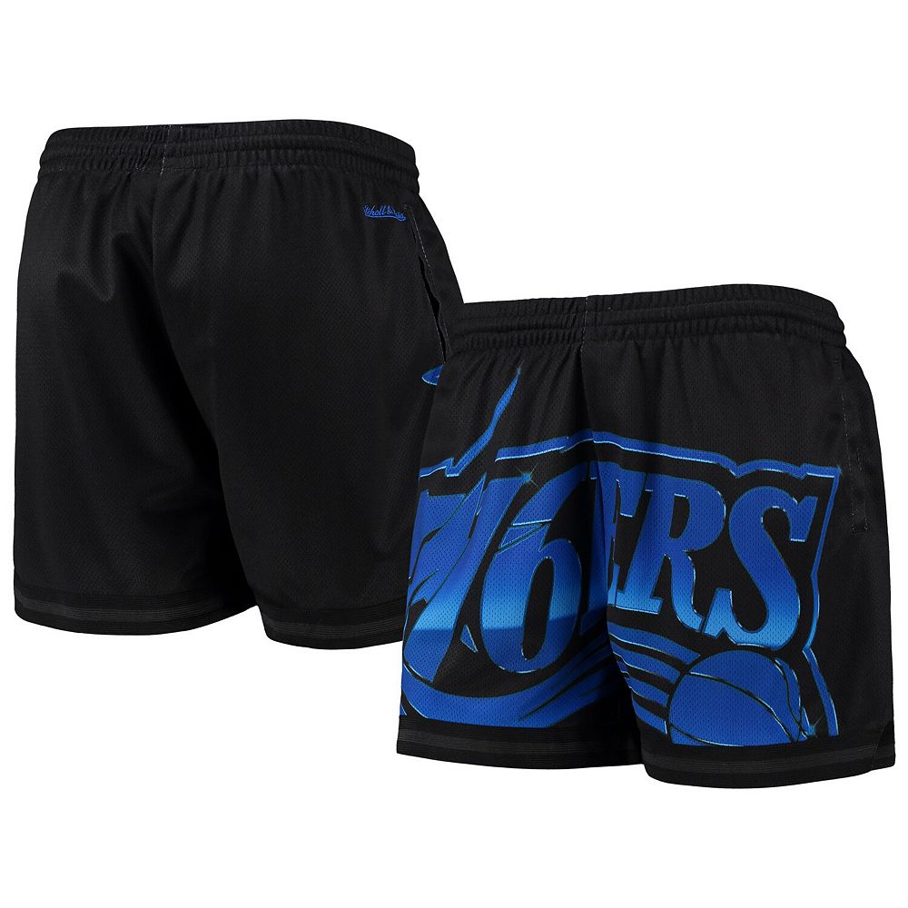 Mitchell & Ness Men's NBA Big Face 7.0 Fashion Shorts 76Ers