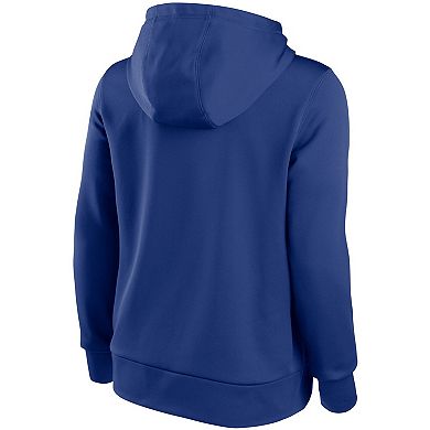 Women's Nike Royal New York Mets Alternate Logo Performance Pullover Hoodie