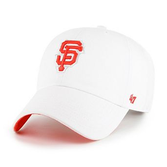 Men's '47 White San Francisco Giants Area Code City Connect Clean Up Adjustable Hat