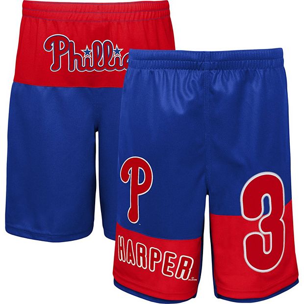 Men's Philadelphia Phillies Bryce Harper Majestic Royal Official Name &  Number T-Shirt
