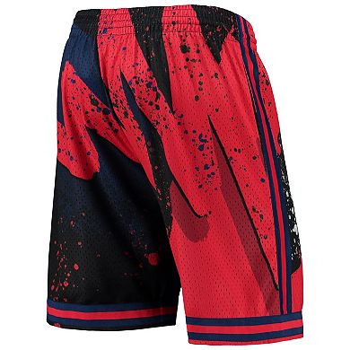 Men's Mitchell & Ness Red Atlanta Braves Hyper Hoops Shorts