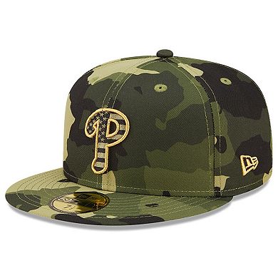 Men's New Era Camo Philadelphia Phillies 2022 Armed Forces Day On-Field ...