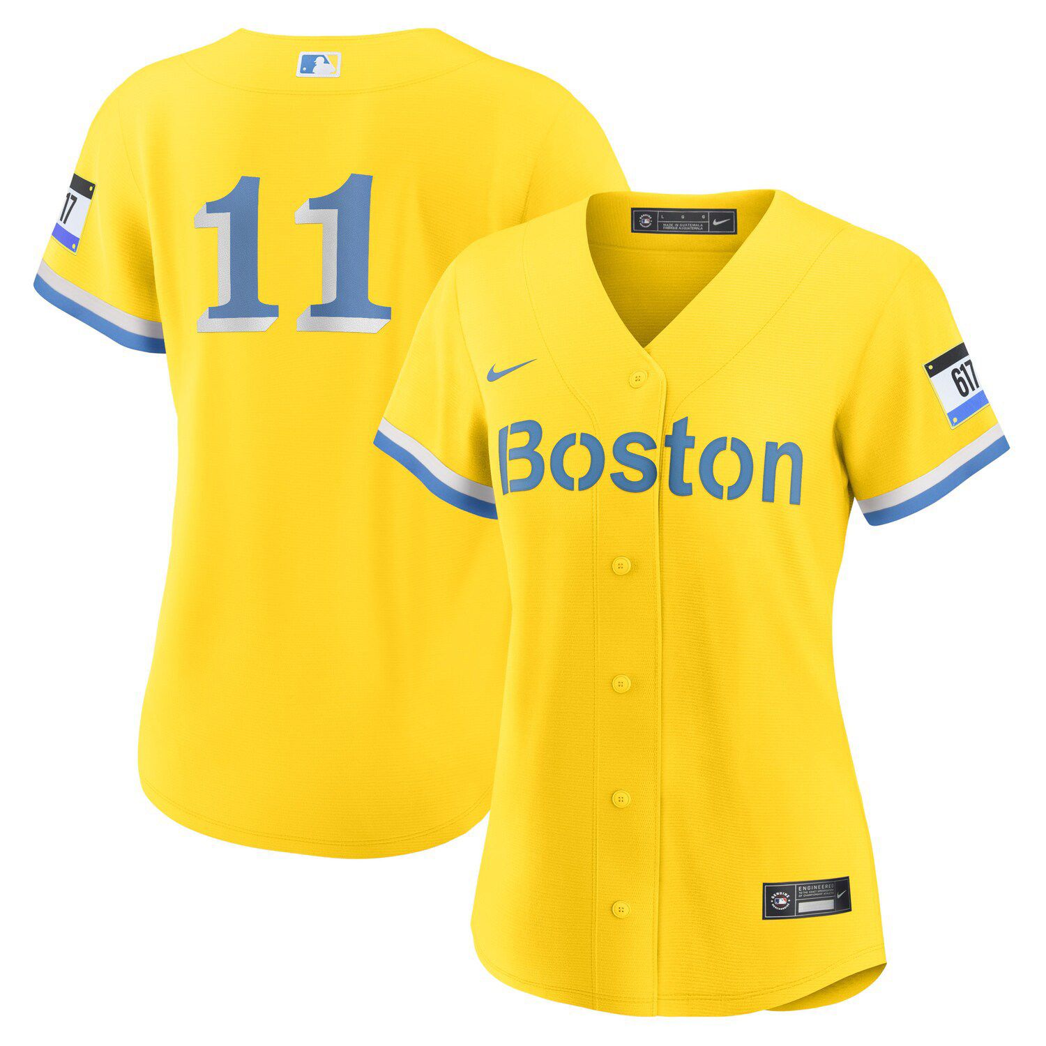 Women’s Boston Red Sox Rafael Devers Navy 2020 Alternate Replica Jersey