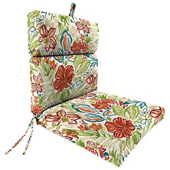 Jordan Manufacturing 22" x 44" French Edge Outdoor Chair Cushion