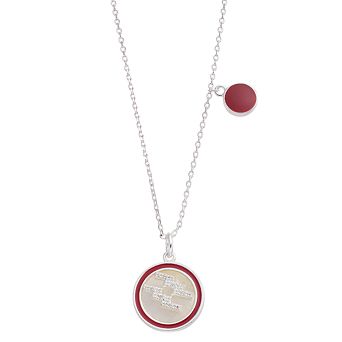 City Luxe Mother of Pearl Pisces Gold Pendant Necklace