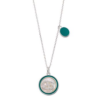 City Luxe Mother of Pearl Pisces Gold Pendant Necklace