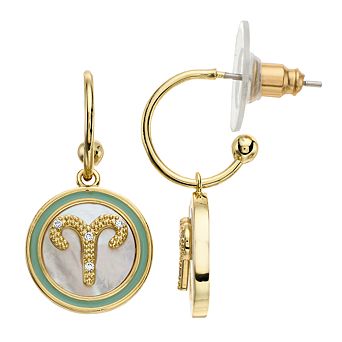 City Luxe Mother of Pearl Aquarius Drop Earrings