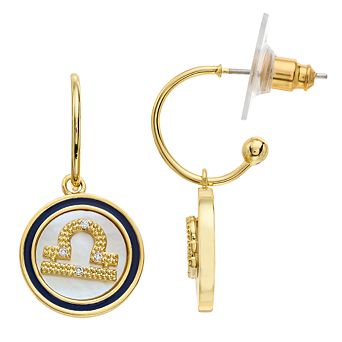 City Luxe Mother of Pearl Aquarius Drop Earrings