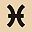 Gold Tone Pisces