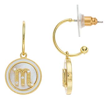City Luxe Mother of Pearl Aquarius Drop Earrings