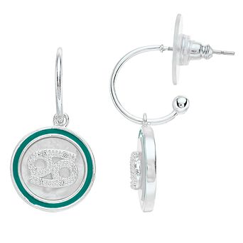 City Luxe Mother of Pearl Aquarius Drop Earrings