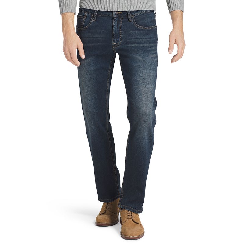 UPC 190177738360 product image for Men's IZOD Ultra Soft Straight-Fit Sportflex Stretch Performance Jeans, Size: 34 | upcitemdb.com