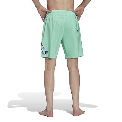 Men's adidas Seasonal Floral Logo Classics Swim Trunks