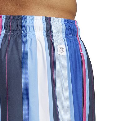 Men's adidas Striped Swim Trunks