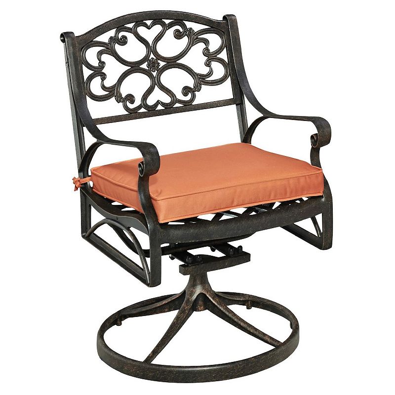 homestyles Swivel Patio Chair, Brown