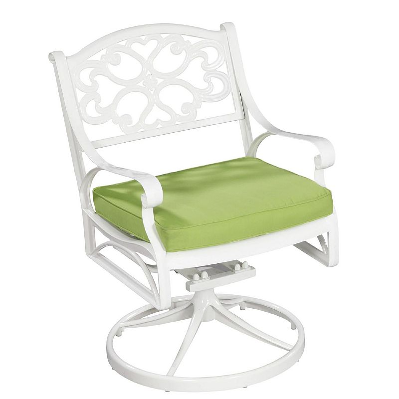 homestyles Swivel Patio Chair, White