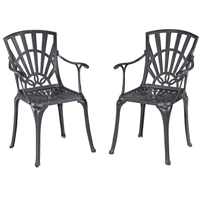 homestyles Rustproof Patio Chair 2-piece Set, Grey