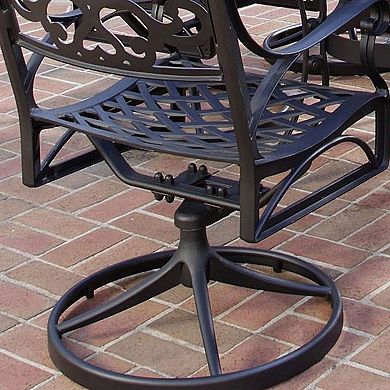 homestyles Swivel Traditional Patio Chair