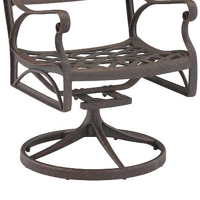 homestyles Swivel Traditional Patio Chair