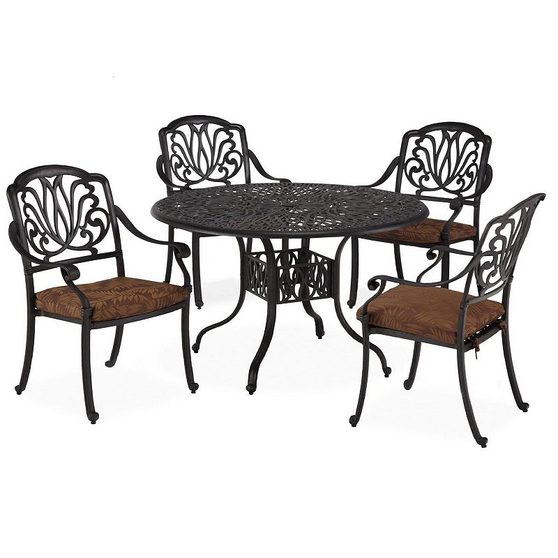 76860152 homestyles Patio Table & Chairs 5-piece Set, Grey sku 76860152